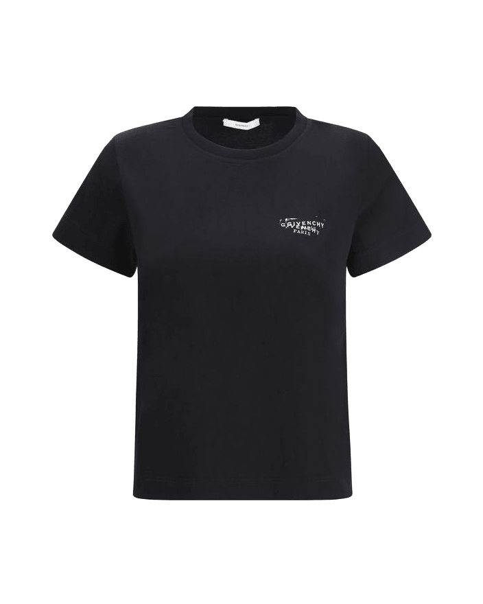 Givenchy Black Cotton T-shirt Glam Steals