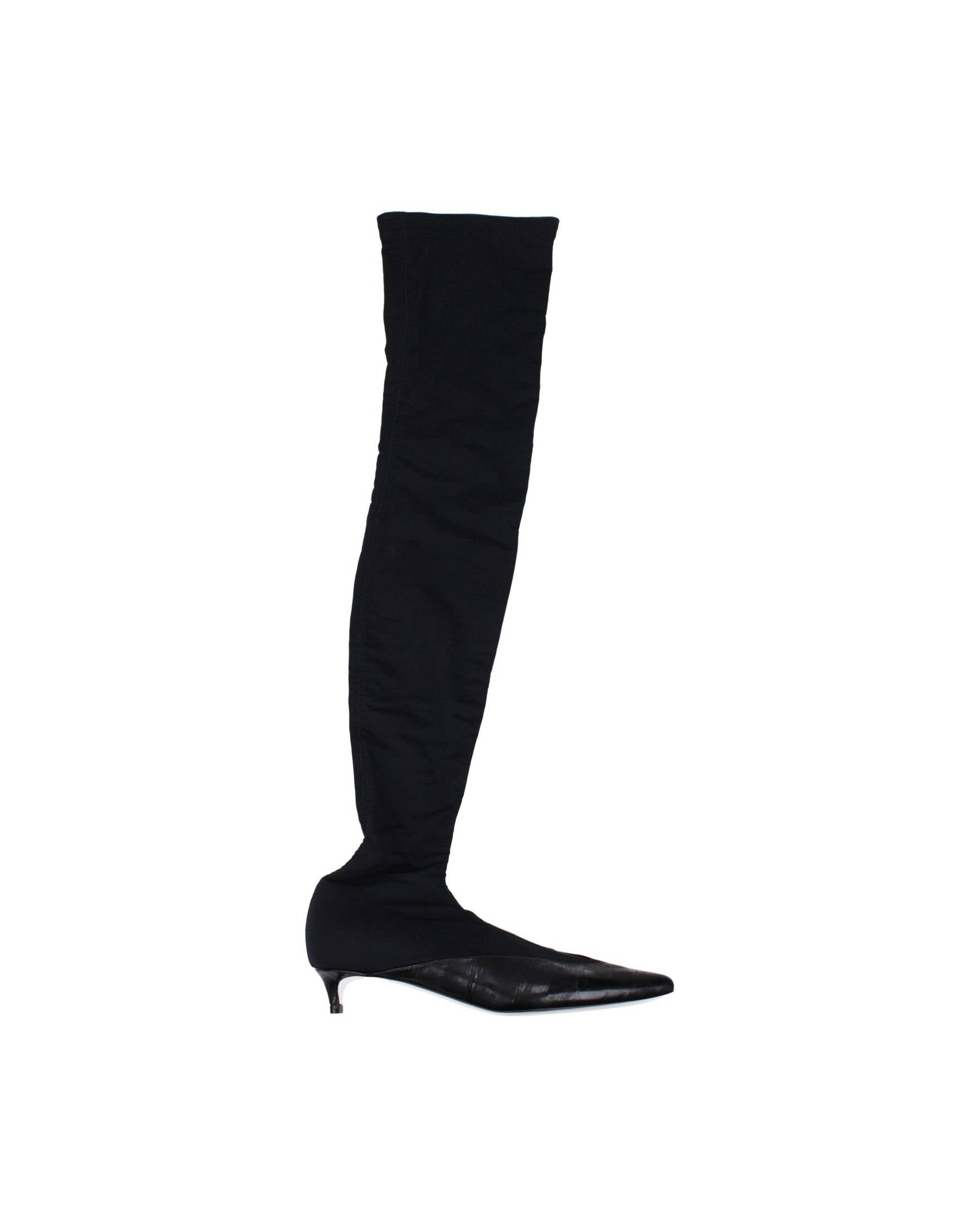 Givenchy Black Fabric Over The Knee Glam Steals