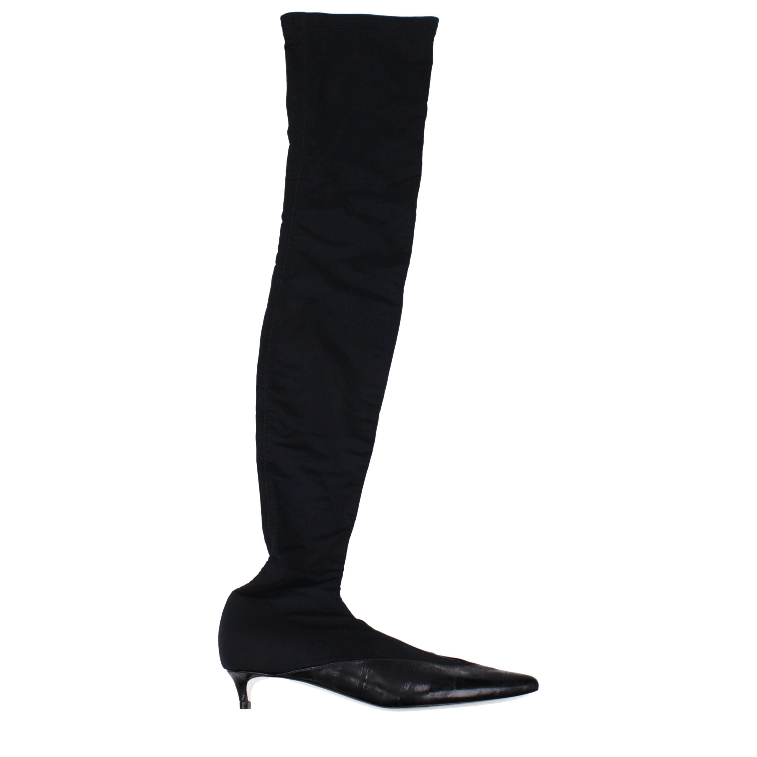 Givenchy Black Fabric Over The Knee Glam Steals