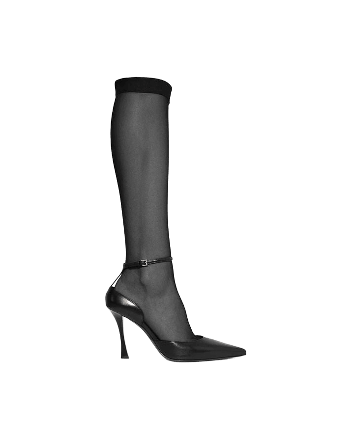 Givenchy Black Lamb Leather High-Heel Sandals Glam Steals