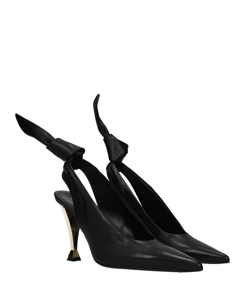 Givenchy Black Leather High Heel Pumps Glam Steals