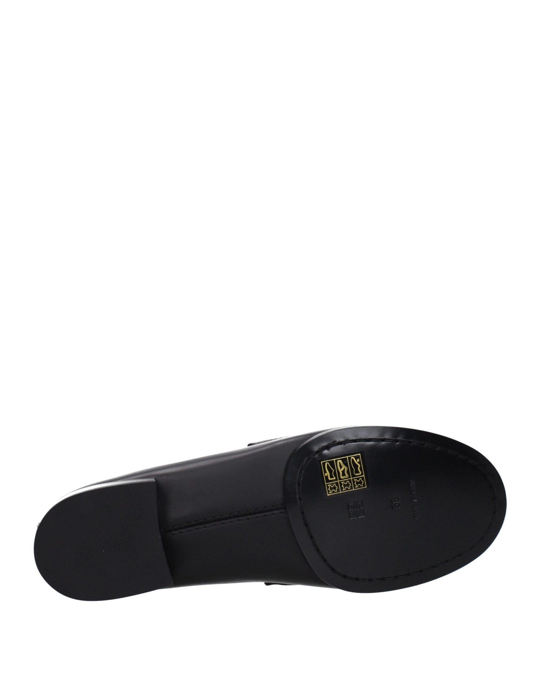 Givenchy Black Leather Slip On Loafers Glam Steals