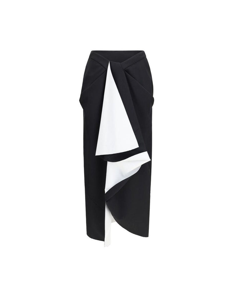 Givenchy Black Wool Oves Aries Midi Skirt Glam Steals