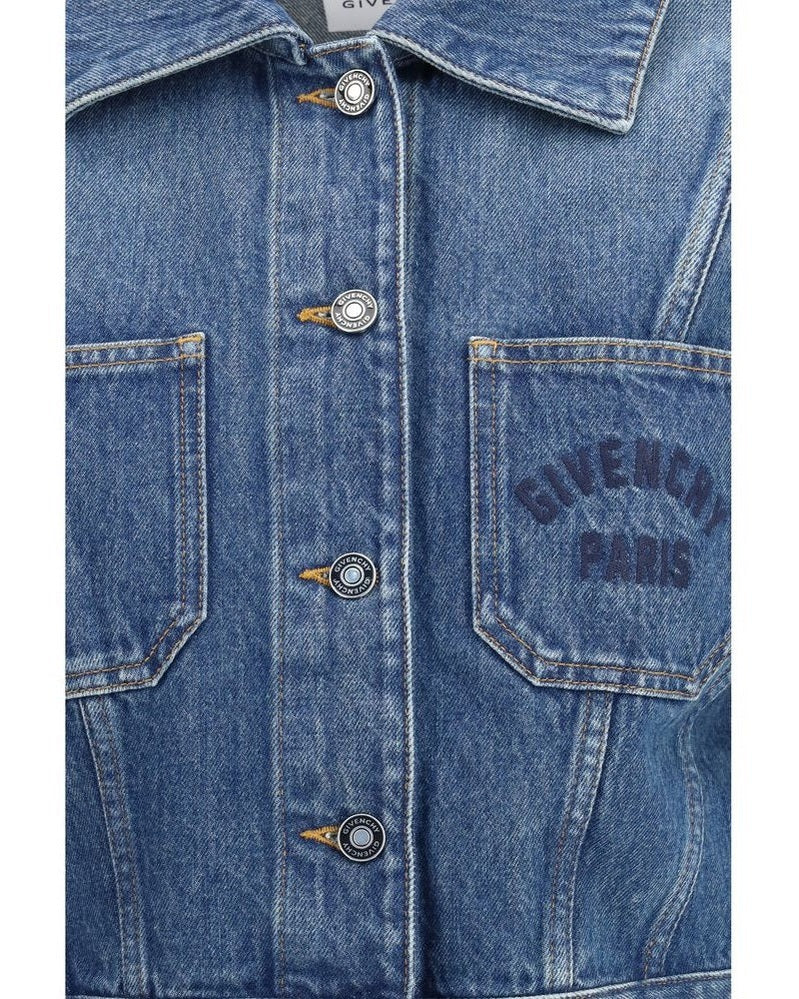 Givenchy Blue Cotton Denim Jacket Glam Steals