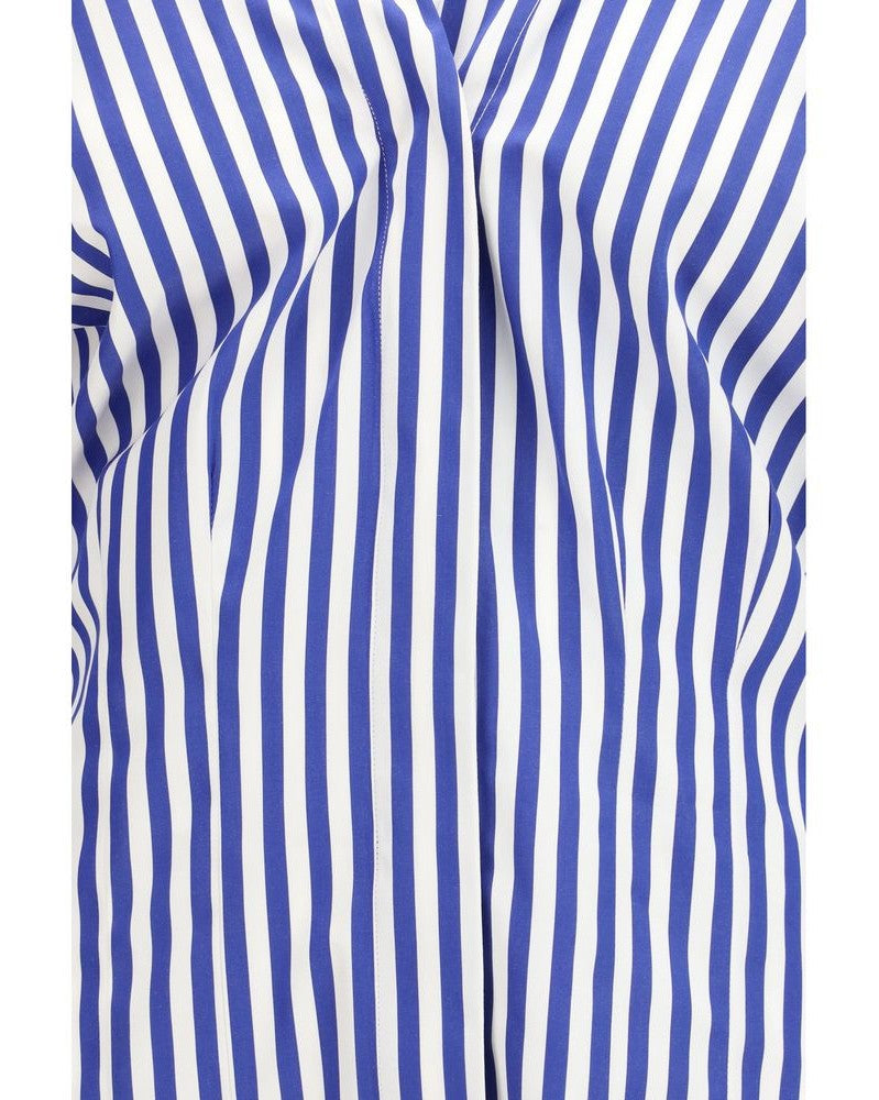 Givenchy Blue Cotton Pattern Shirt 
