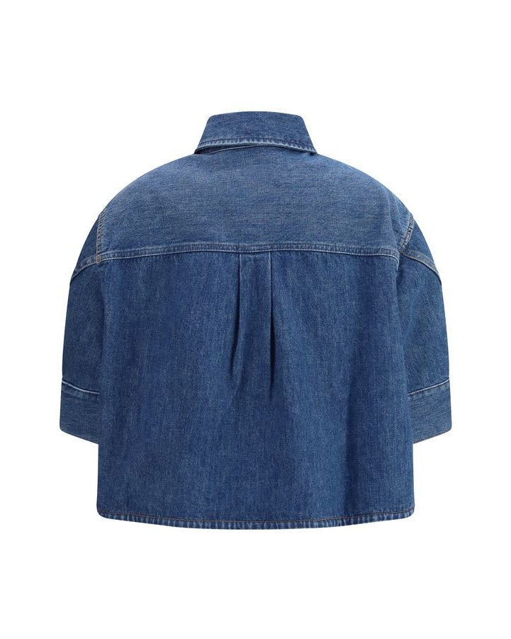 Givenchy Blue Denim Shirt Glam Steals