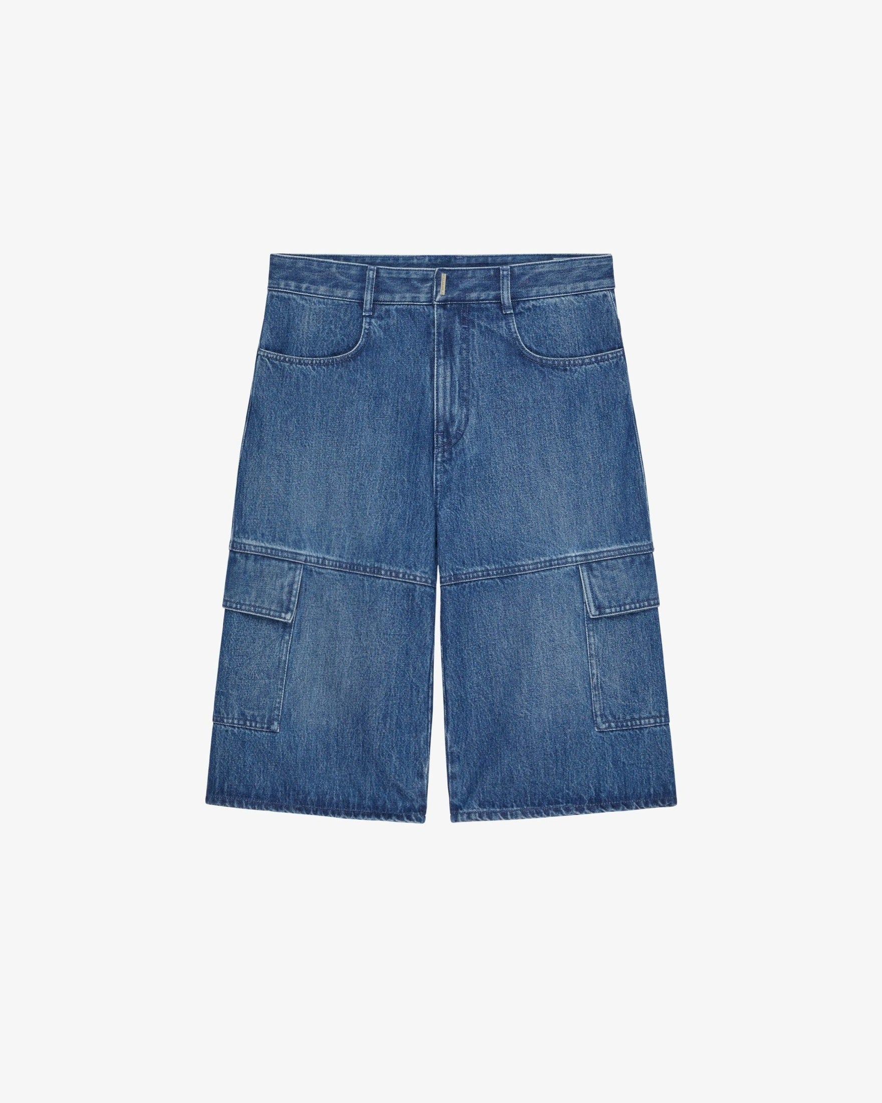 Givenchy Blue Denim Shorts Glam Steals