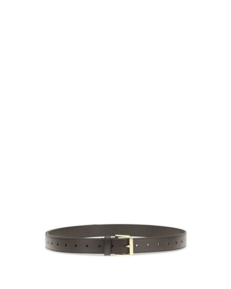 Givenchy Brown Calf Leather Bos Taurus Regular Belt Glam Steals