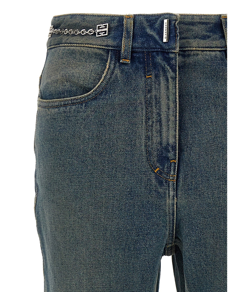 Givenchy Chain Jeans with Logo Glam Steals