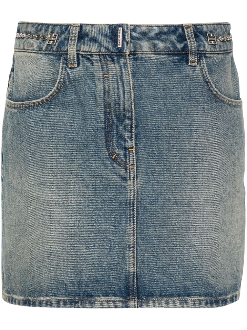 Givenchy Clear Blue Skirt Glam Steals