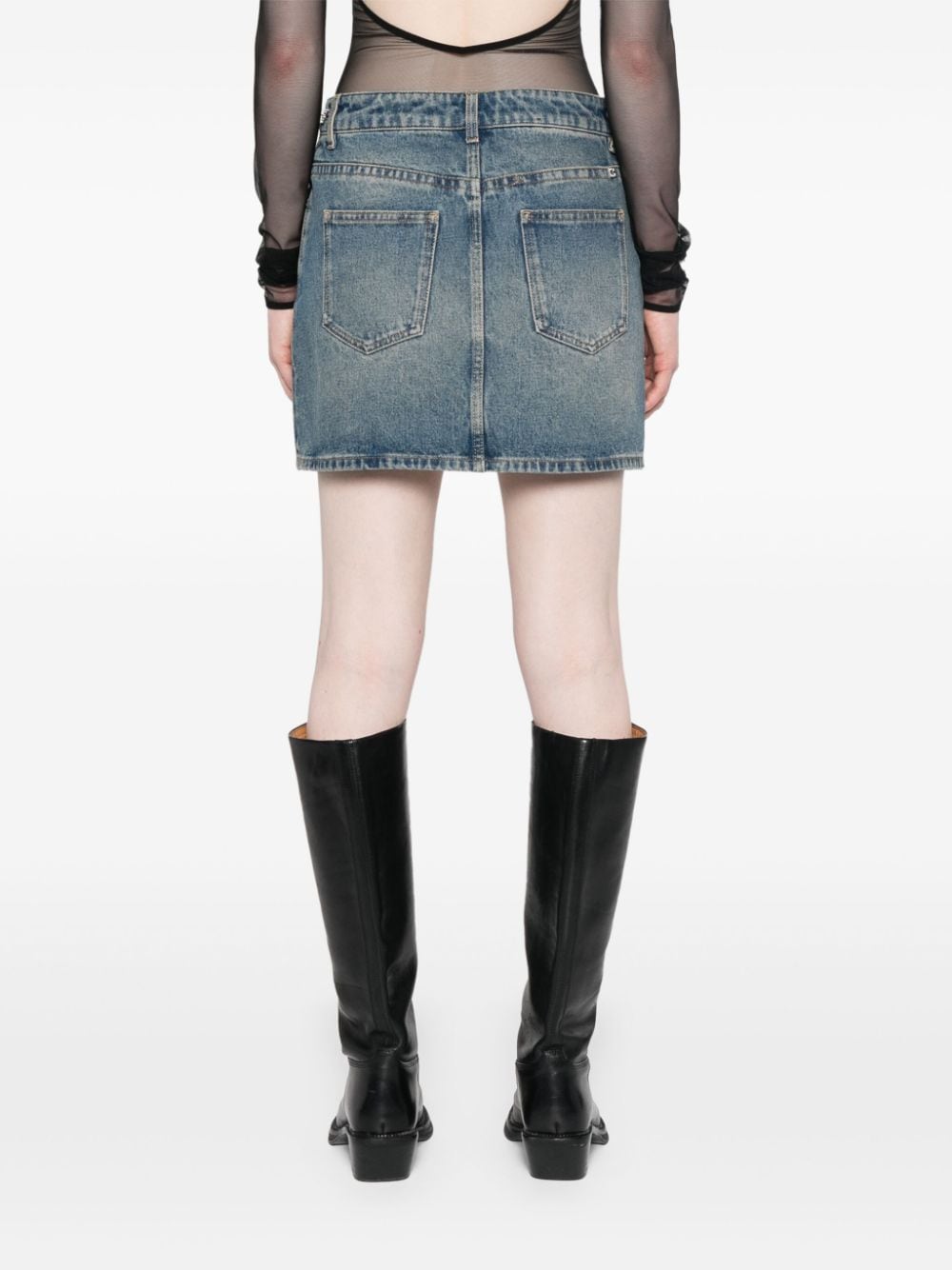 Givenchy Clear Blue Skirt Glam Steals