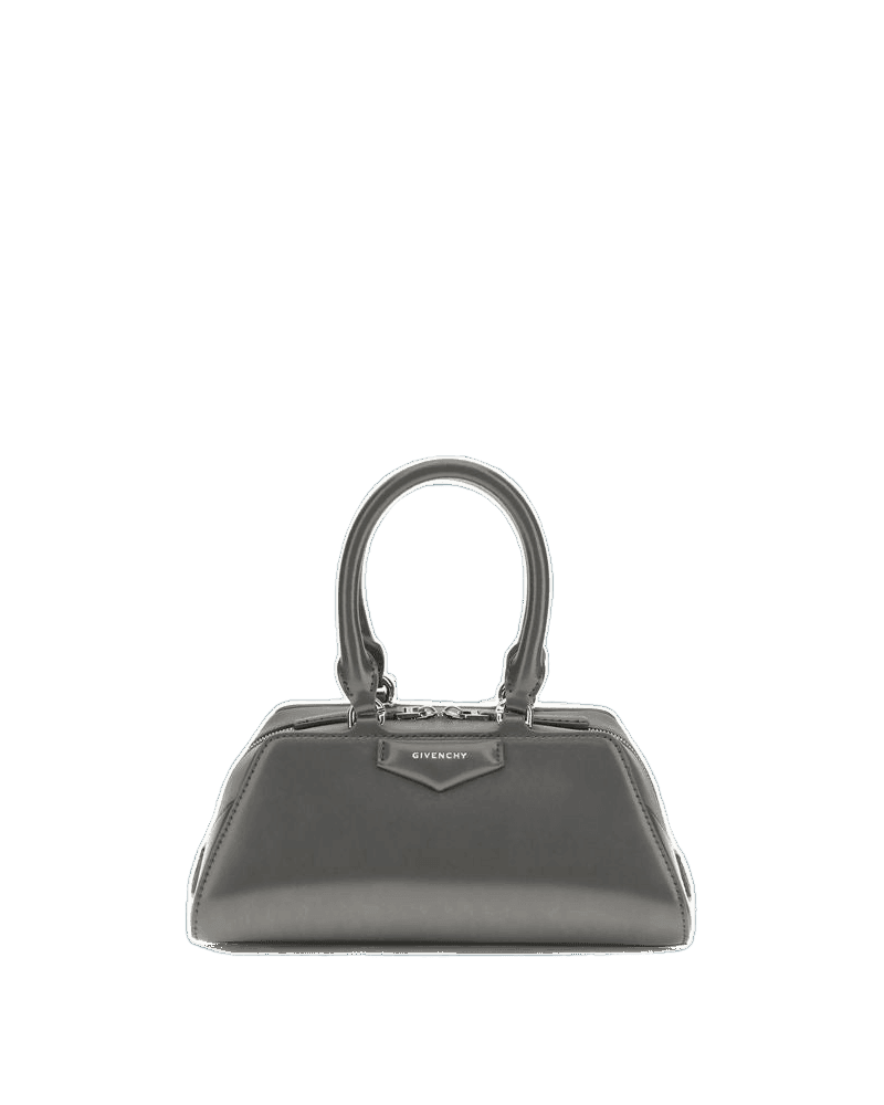 Givenchy Gray Calf Leather Bos Taurus Shoulder Bag Glam Steals