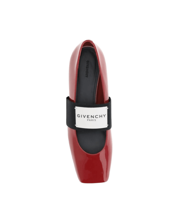 Givenchy Leather Patent SquaRed Ballerinas Glam Steals