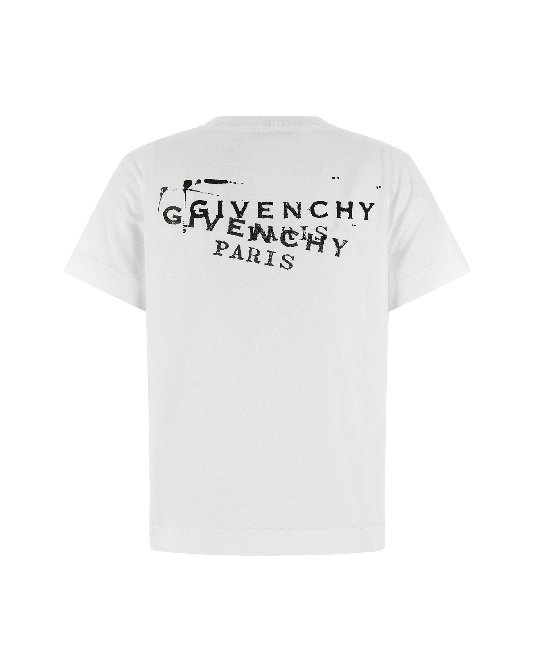 Givenchy Logo Stamp T-Shirt Topwear