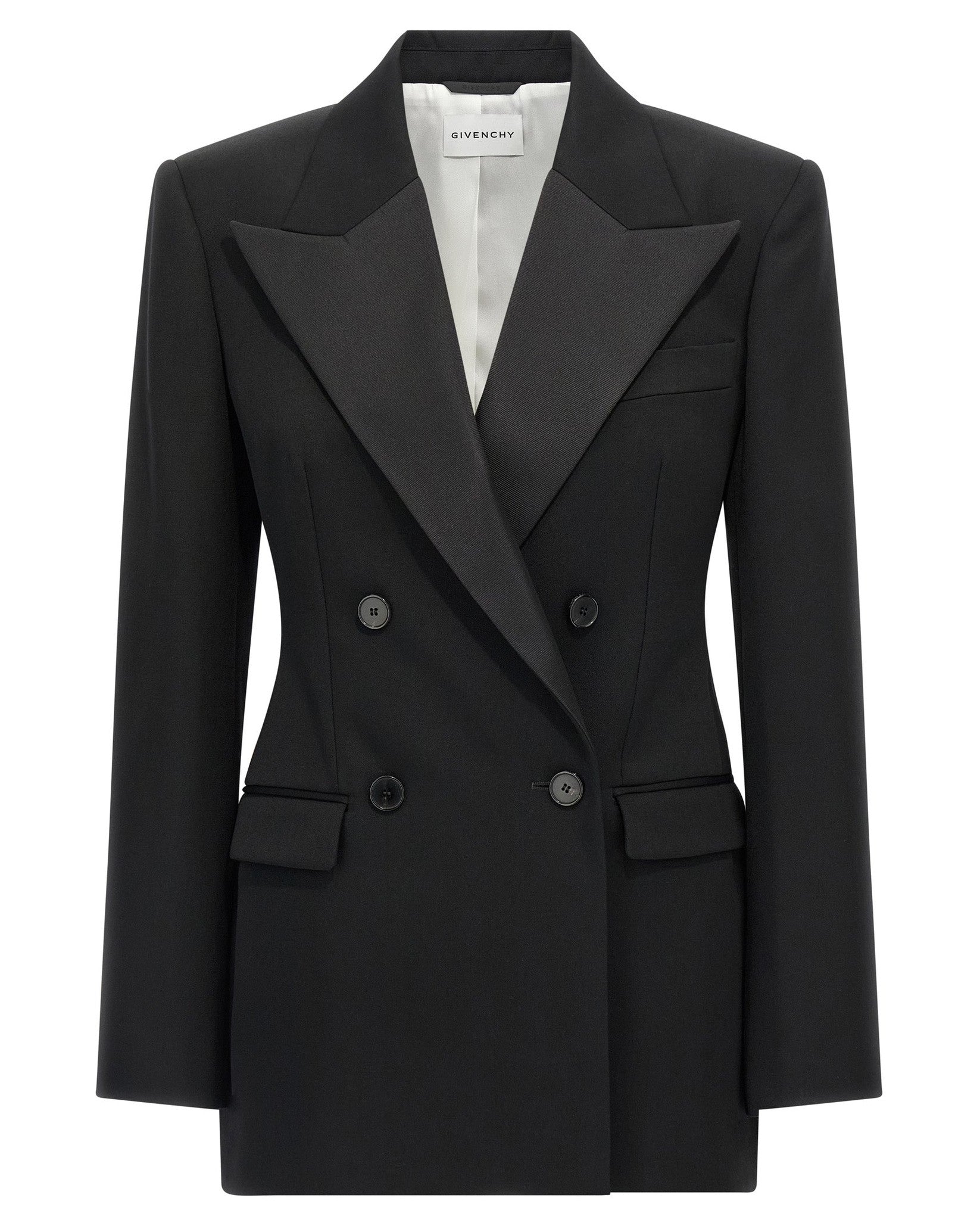 Givenchy Satin Lapel Blazer Glam Steals