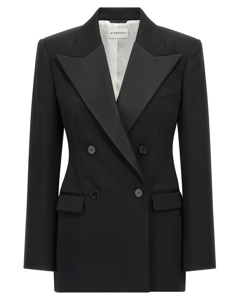 Givenchy Satin Lapel Blazer Glam Steals
