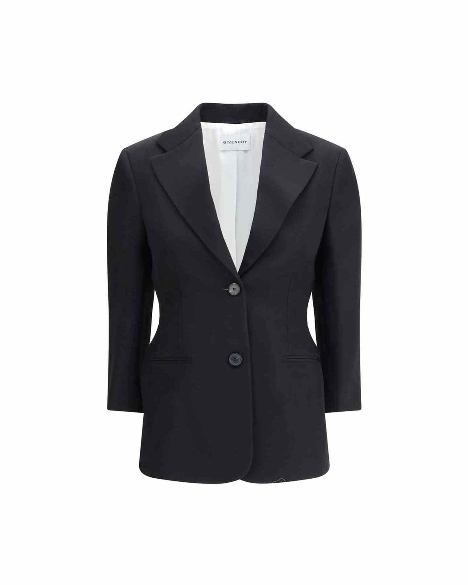 Givenchy Single-Breasted Wool Blazer Glam Steals