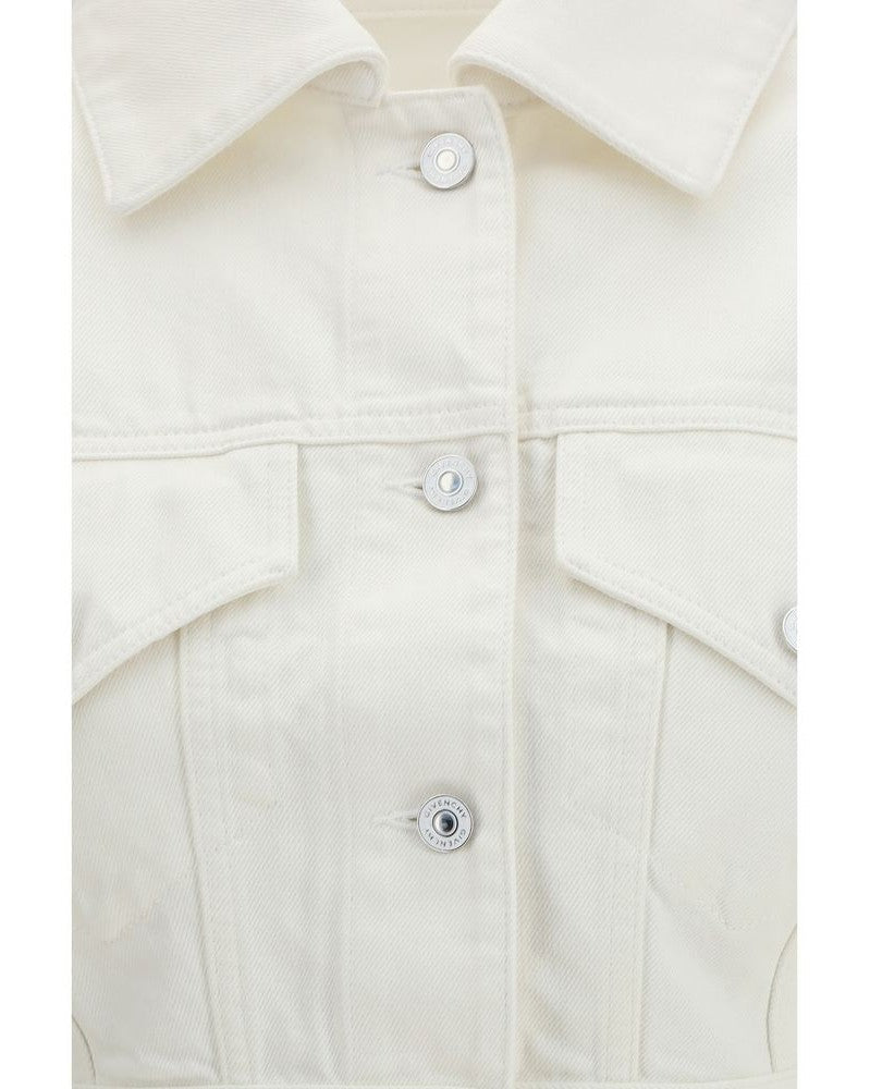 Givenchy White Cotton Denim Jacket Glam Steals