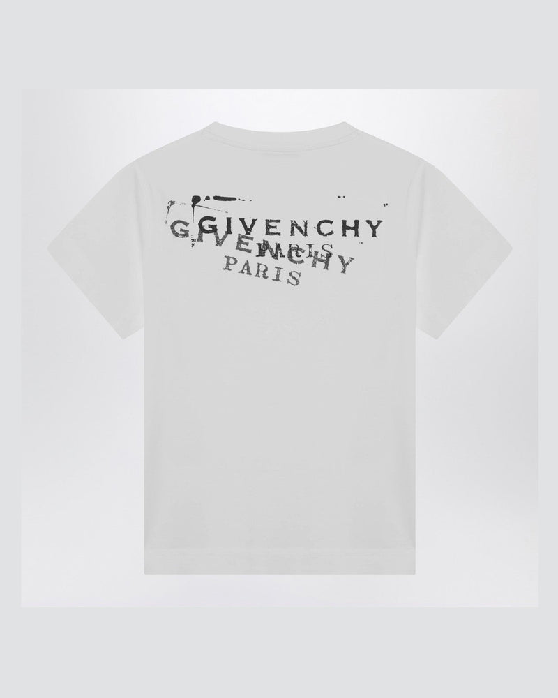 Givenchy White Logo Print T-shirt Glam Steals