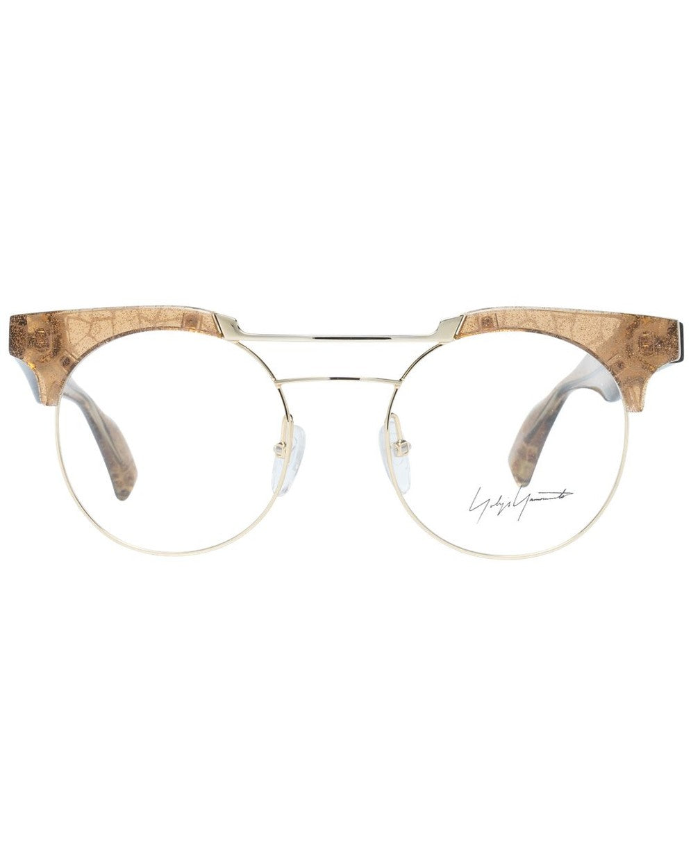 Gold Metal & Plastic Glasses Frames 