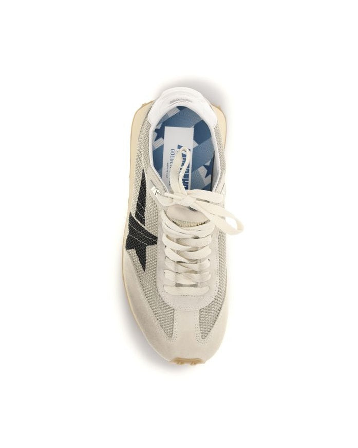 Golden Goose Beige Calf Leather Bos Taurus Athletic Sneakers 