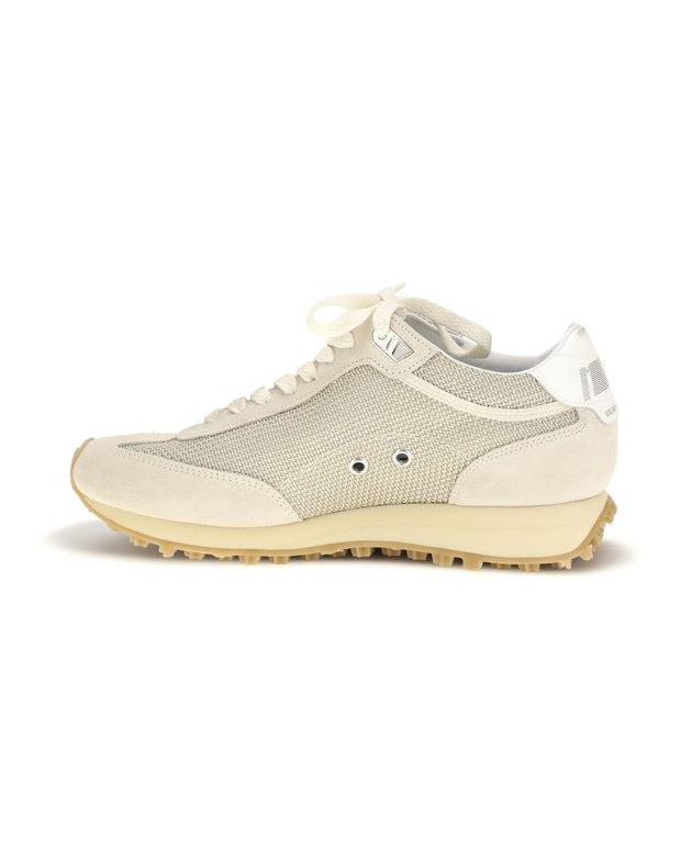 Golden Goose Beige Calf Leather Bos Taurus Athletic Sneakers Glam Steals