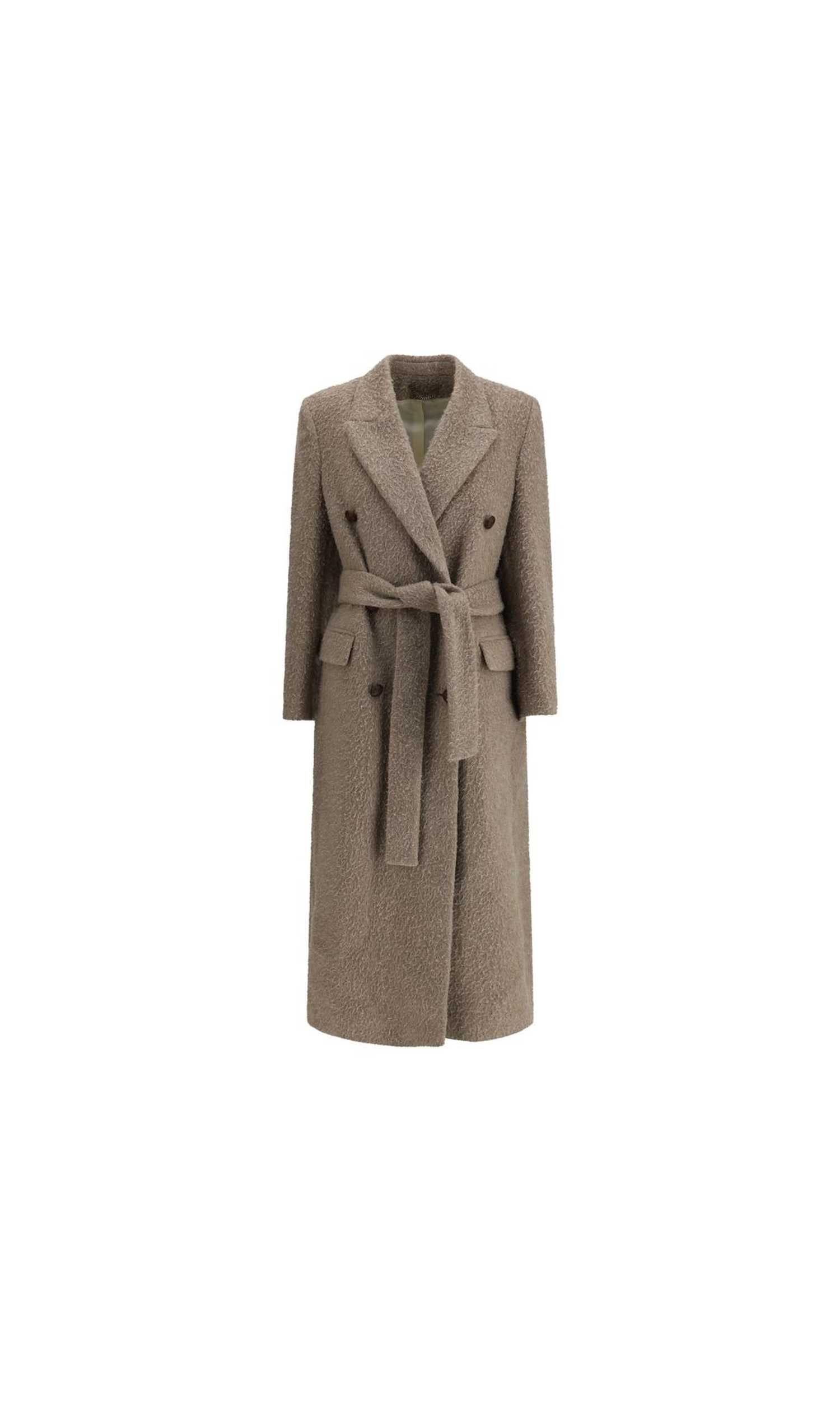 Golden Goose Beige Double Breasted Coat Glam Steals
