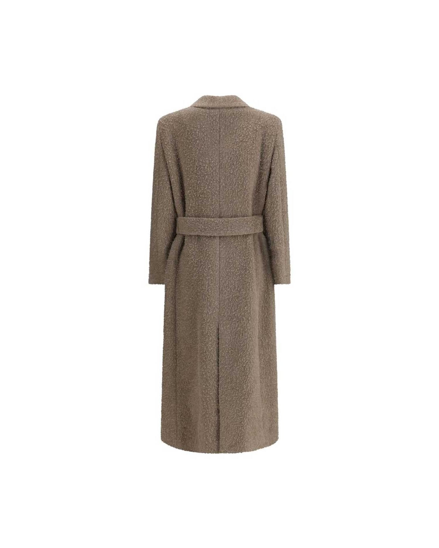 Golden Goose Beige Double Breasted Coat Glam Steals