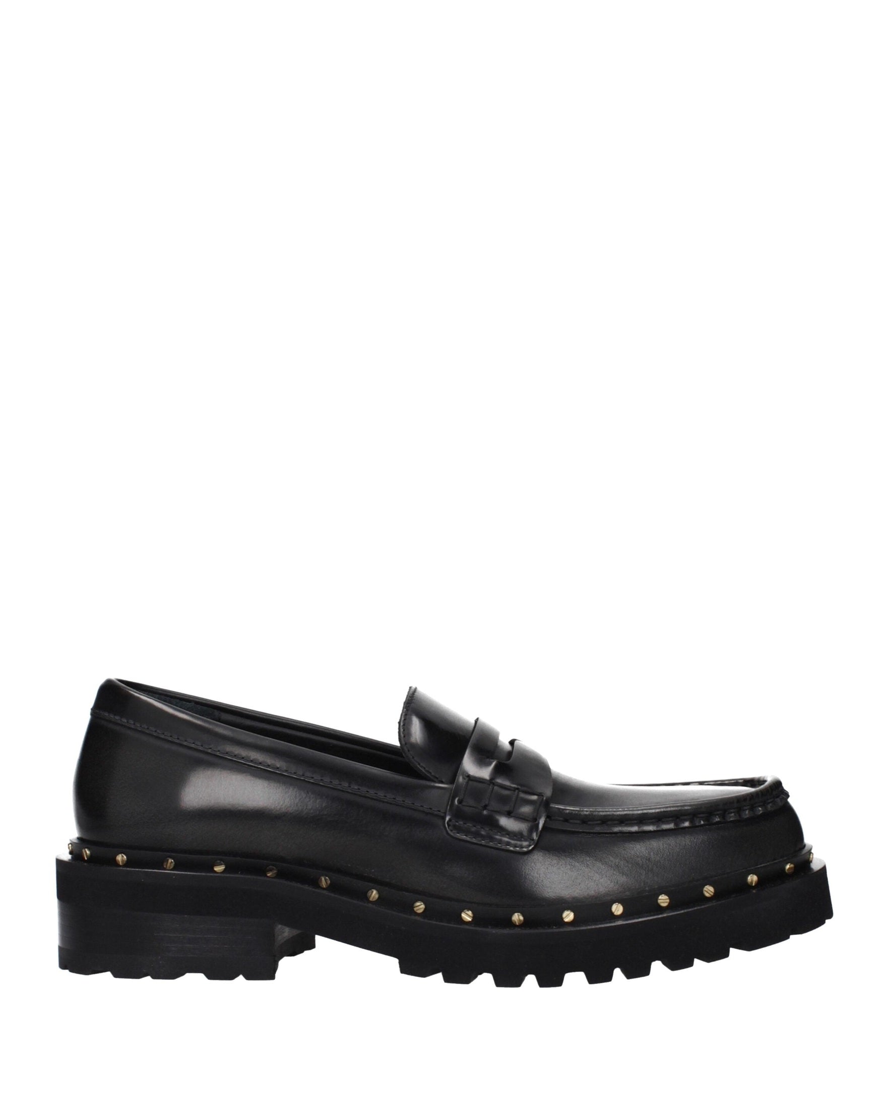 Golden Goose Black Leather Slip On Loafers Glam Steals