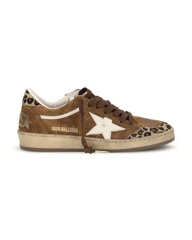 Golden Goose Brown Calf Leather Bos Taurus Low Top Sneakers Glam Steals