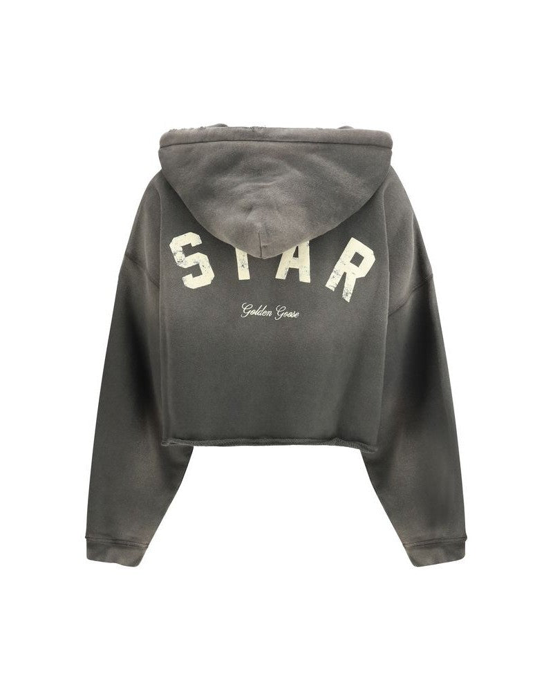 Golden Goose Gray Cotton Sweatshirt Glam Steals