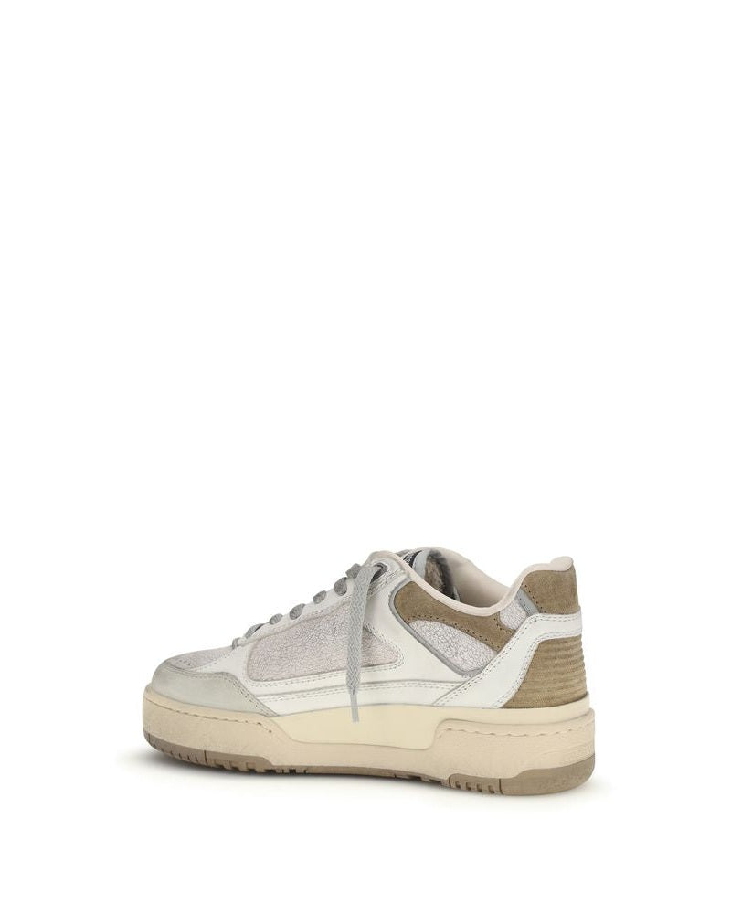 Golden Goose White Calf Leather Bos Taurus Chunky Sneakers Glam Steals