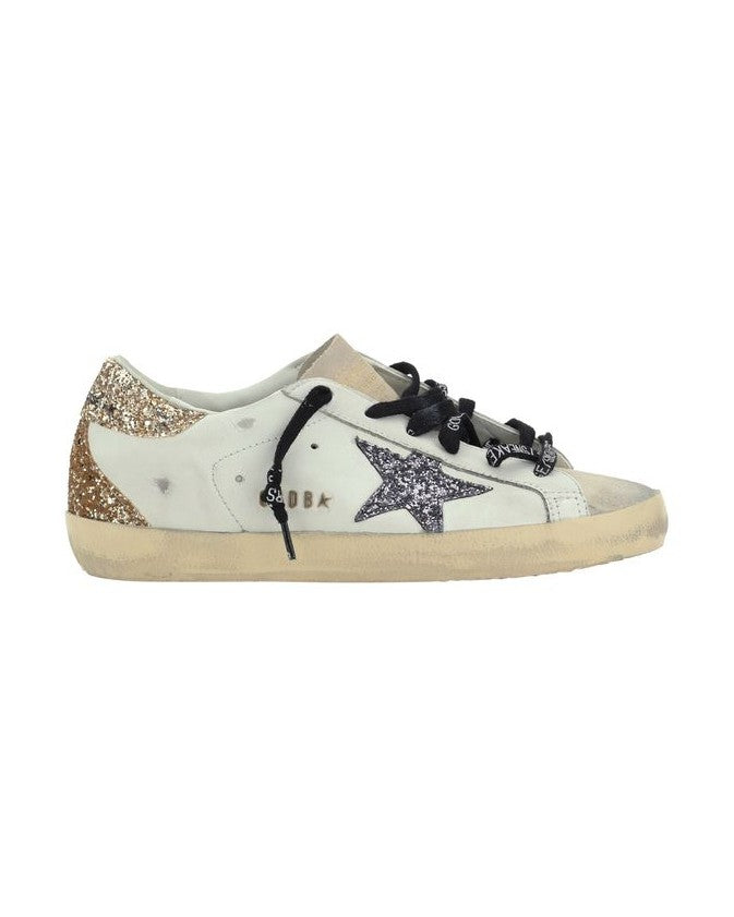 Golden Goose White Calf Leather Bos Taurus Low Top Sneakers