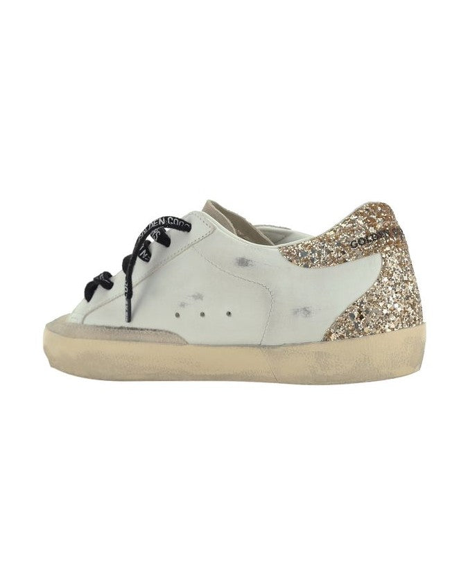 Golden Goose White Calf Leather Bos Taurus Low Top Sneakers