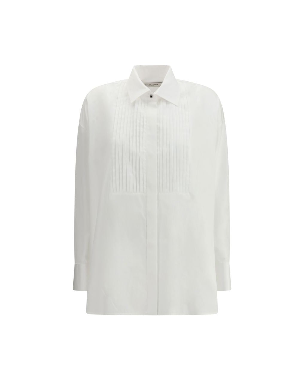 Golden Goose White Cotton Shirt Glam Steals