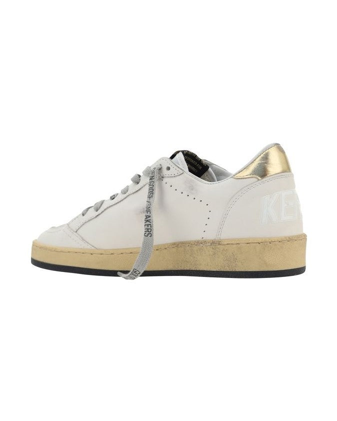 Golden Goose White Rubber Low Top Sneakers Glam Steals