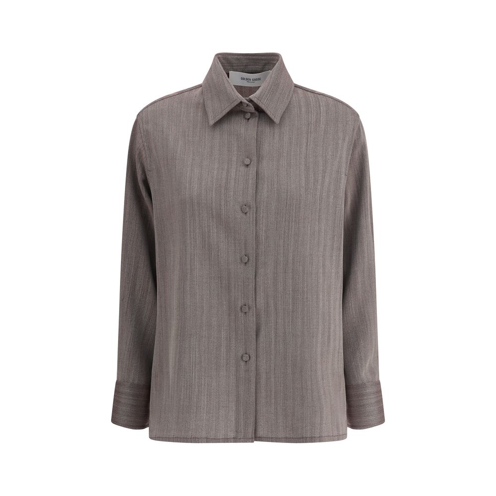 Golden Goose Wool Virgin Shirt Glam Steals