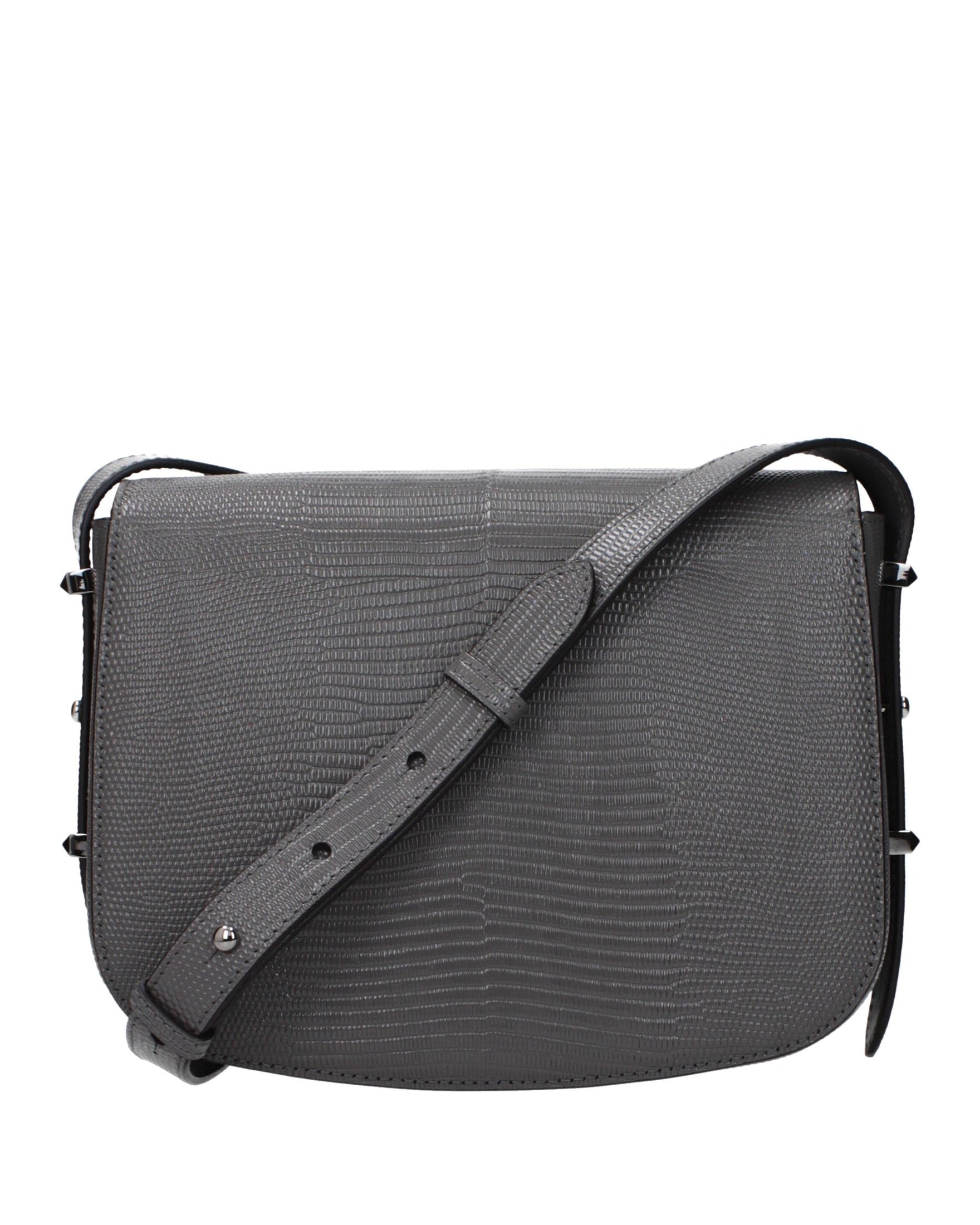 Jimmy Choo Gray Leather Crossbody Bag Glam Steals