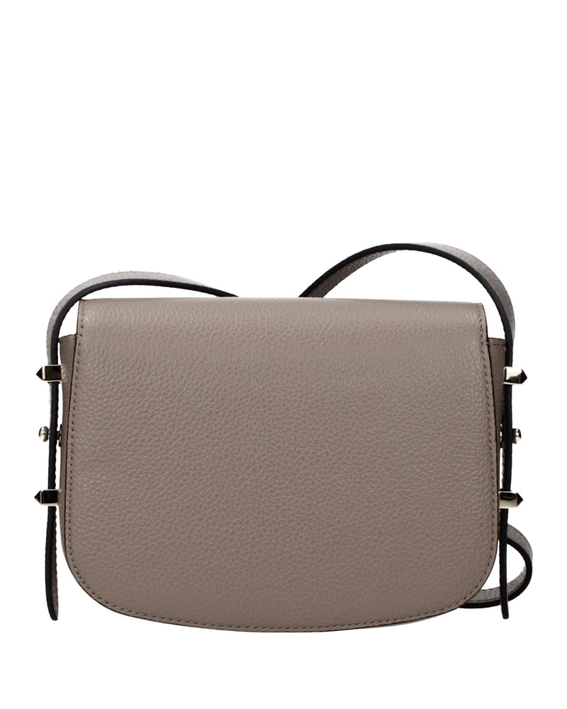 Jimmy Choo Gray Leather Crossbody Bag Glam Steals