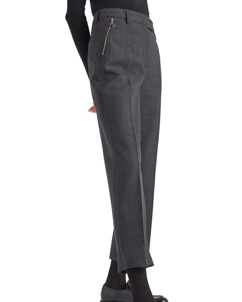 Gray Virgin Wool Dress Pants Glam Steals