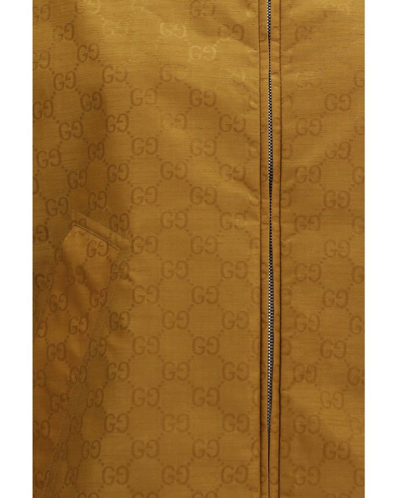 Gucci Beige Nylon Shell Jacket Glam Steals