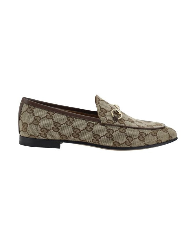Gucci Beige Polyamide Slip On Loafers Glam Steals