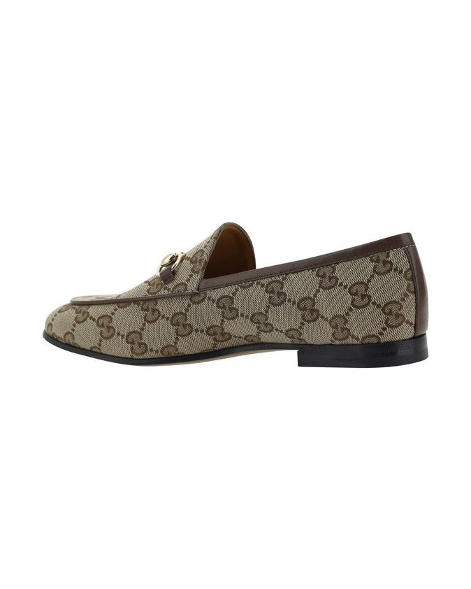 Gucci Beige Polyamide Slip On Loafers Glam Steals