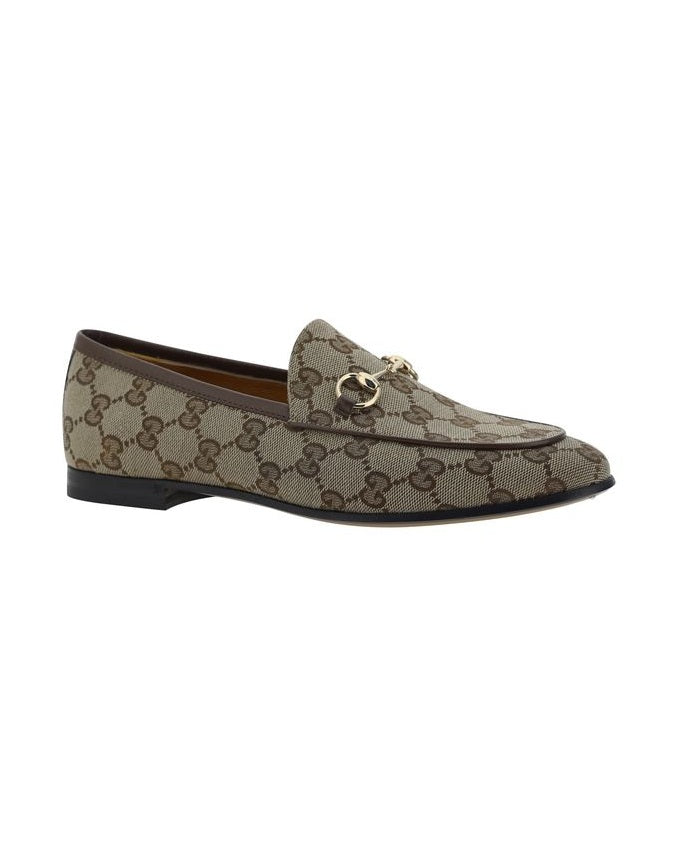 Gucci Beige Polyamide Slip On Loafers Glam Steals