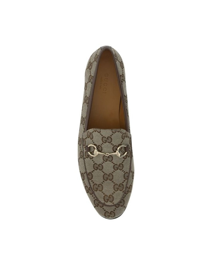 Gucci Beige Polyamide Slip On Loafers Glam Steals