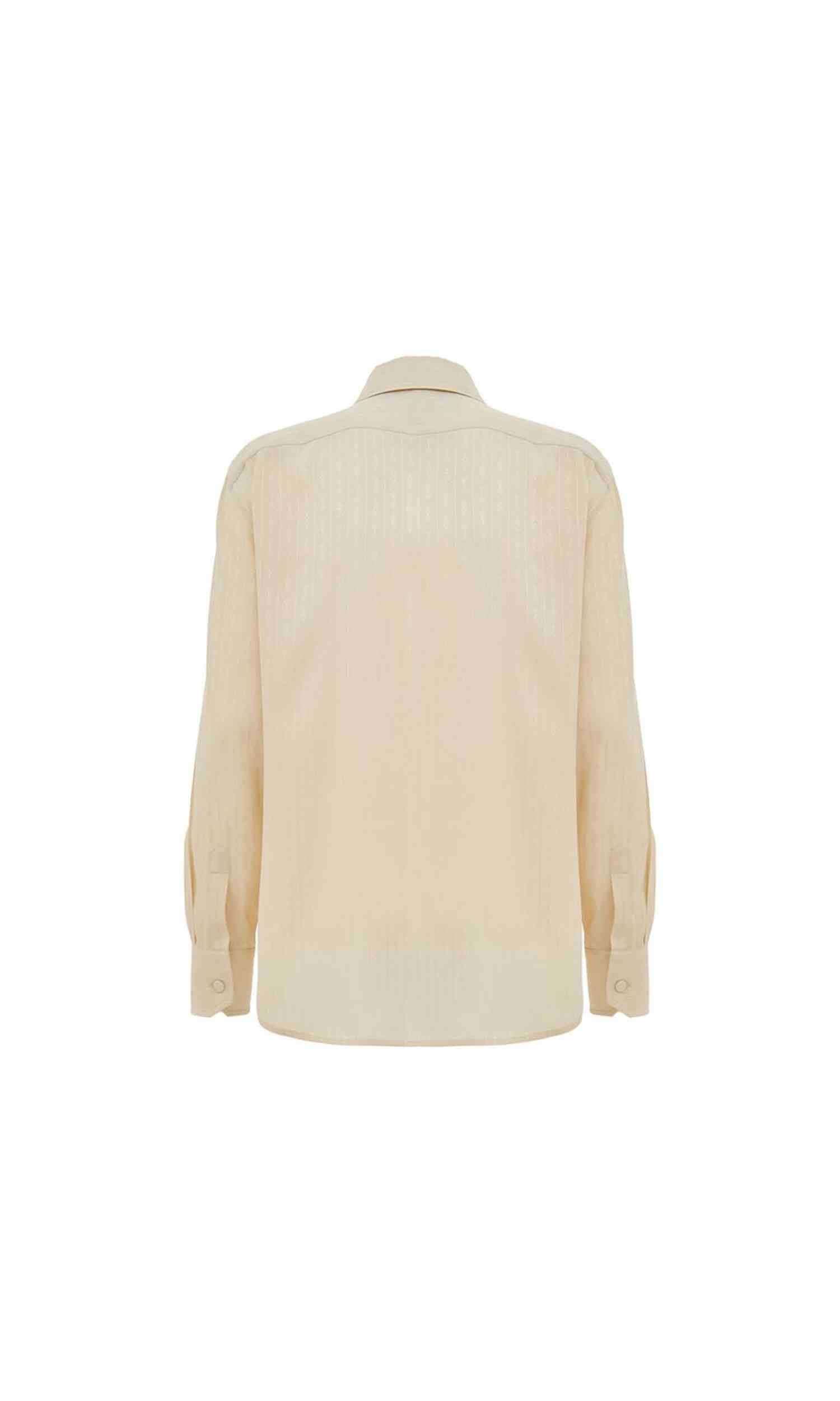 Gucci Beige Silk Shirt Glam Steals