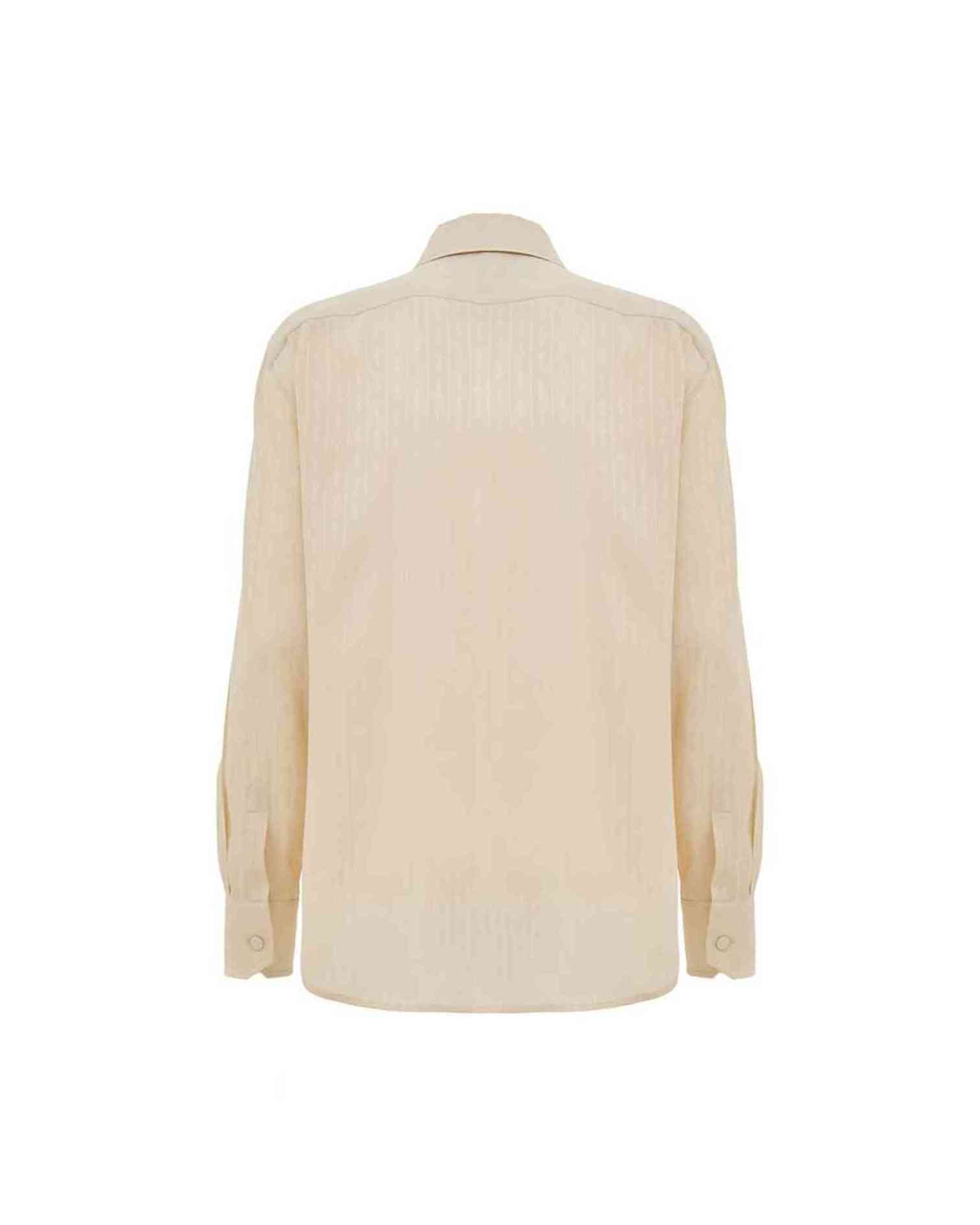 Gucci Beige Silk Shirt Glam Steals