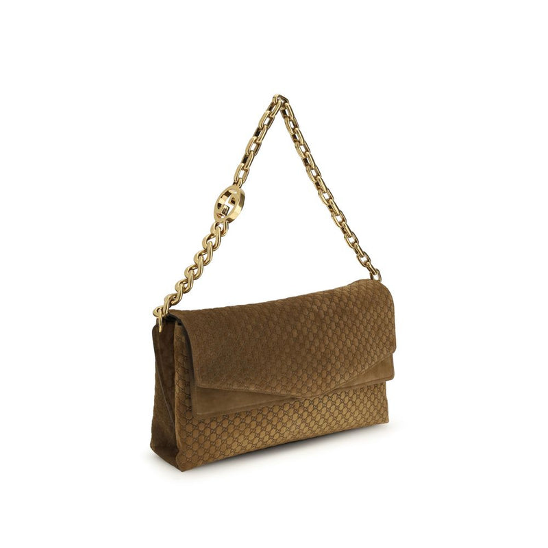 Gucci Beige Suede Leather Handbag Glam Steals