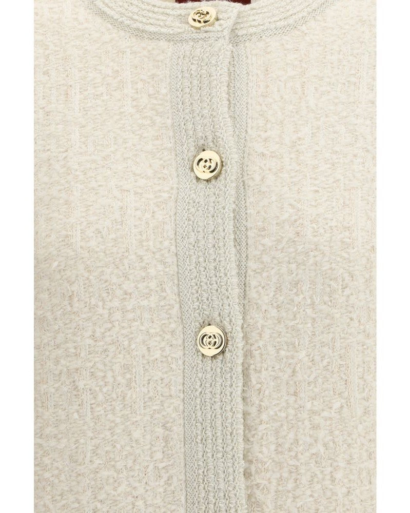 Gucci Beige Wool Cardigan 