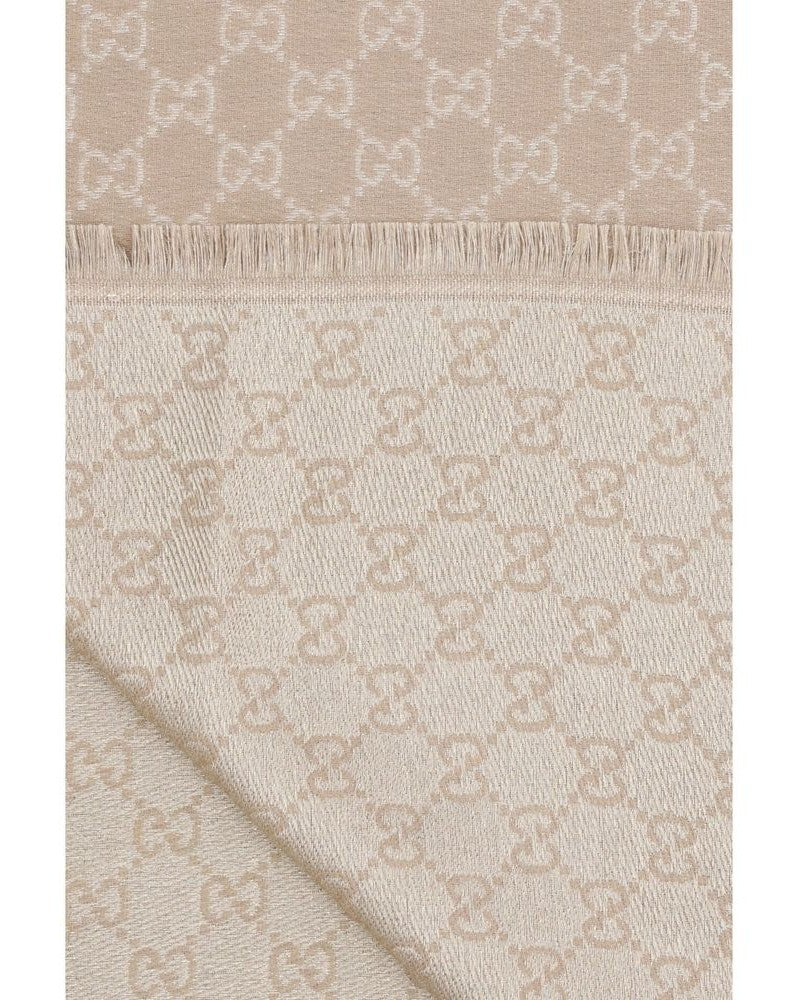 Gucci Beige Wool Scarf Glam Steals